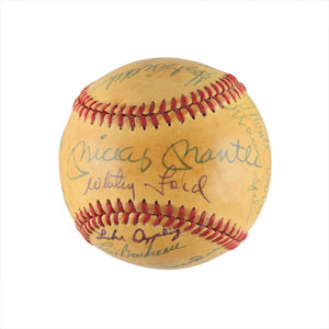 Lot #771  Baseball Hall of Famers - Image 1