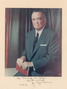 Lot #200 J. Edgar Hoover - Image 1