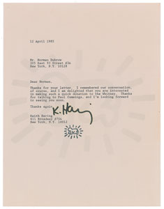Lot #359 Keith Haring