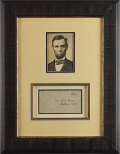 Lot #11 Abraham Lincoln