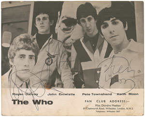 Lot #560 The Who