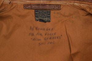 Lot #269  WWII Army Air Forces A-2 Jacket - Image 5