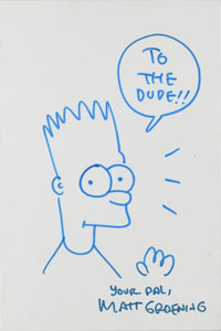 Lot #730 Matt Groening - Image 1
