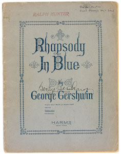 Lot #537 George Gershwin
