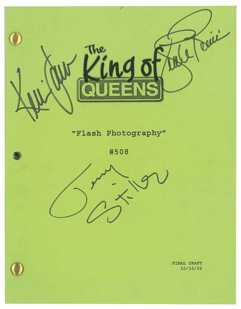The King of Queens Cast-signed Script