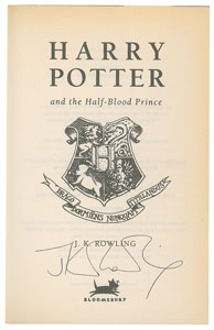 Lot #7539 J. K. Rowling Signed Book - Image 1