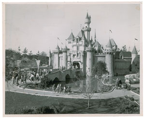 Lot #356  Disneyland Enchanted Castle Original Vintage Photograph - Image 1