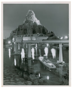 Lot #7593  Disneyland Monorail Original Vintage Photograph - Image 1