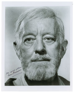 Lot #7550 Alec Guinness Signed Photograph
