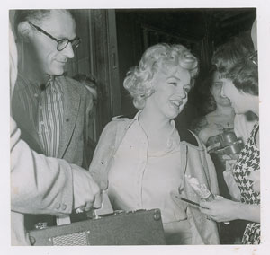 Lot #7264 Marilyn Monroe and Arthur Miller Original Vintage Photograph - Image 1