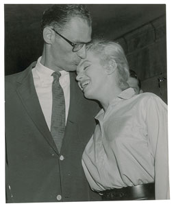 Lot #7266 Marilyn Monroe and Arthur Miller Original Vintage Photograph - Image 1