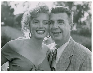 Lot #7273 Marilyn Monroe and Ken Murray Original Vintage Photograph - Image 1