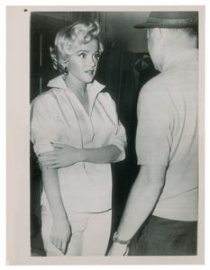 Lot #7271 Marilyn Monroe and Billy Wilder Original Vintage Photograph - Image 1