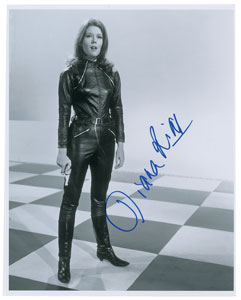 Lot #7394 Diana Rigg Signed Photograph - Image 1