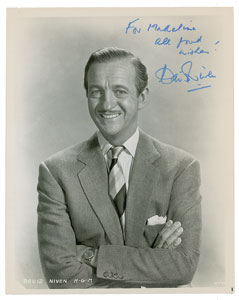 Lot #7228 David Niven Signed Photograph - Image 1