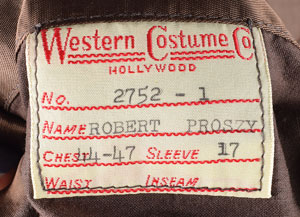 Lot #7260 Robert Prosky's Screen-worn Suit from The Natural - Image 11