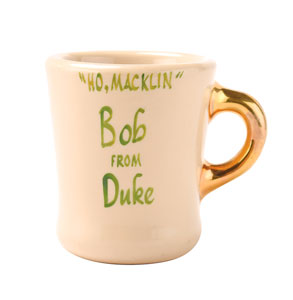 Lot #7002 John Wayne: 'McClintock' Mug Gifted from Wayne to Shelton - Image 2