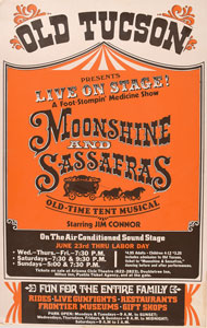 Lot #7050  Old Tucson Moonshine and Sassafras Model and Original Posters - Image 5