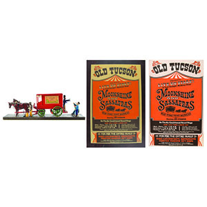 Lot #7050  Old Tucson Moonshine and Sassafras Model and Original Posters - Image 1