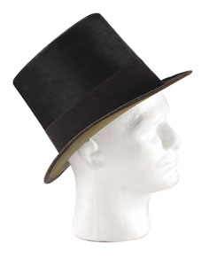 Lot #7044  MGM Founder Marcus Loew Sr.'s Top Hat - Image 2