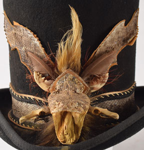 Lot #7074 Ornate Screen-Worn Snake Top Hat from The Young Riders - Image 6