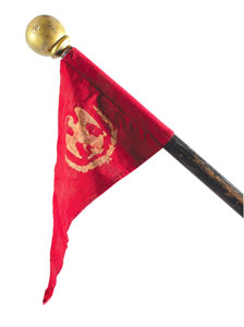 Lot #7010 Collection of Four Guidon Poles including one from John Wayne's The Alamo - Image 5