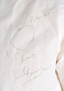 Lot #7014 George Hamilton's Screen-Worn and Signed Shirt from 'Poker Alice' - Image 2
