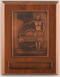 Lot #7328 Burt Lancaster Laurel Award - Image 1