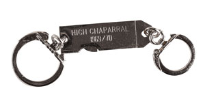 Lot #7068 Bob Shelton's Personal Pins and Pocket Items Including 'High Chaparall' & John Wayne Knife - Image 2