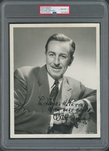 Lot #7568 Walt Disney Signed Photograph - PSA/DNA GEM MINT 10 - Image 1