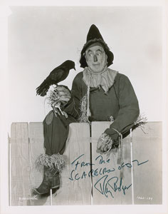 Lot #7247  Wizard of Oz: Ray Bolger Signed Photograph - Image 1