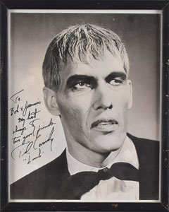 Lot #7016  Addams Family: Ted Cassidy Signed