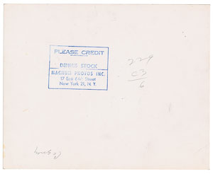 Lot #7294 James Cagney Trio of Original Photographs by Dennis Stock - Image 5