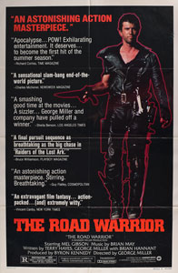 Lot #7376 The Road Warrior Pair of One Sheet Movie Posters - Image 2