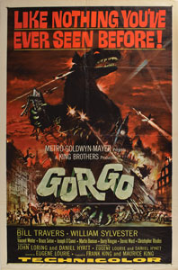 Lot #7366  Gorgo One Sheet Movie Poster