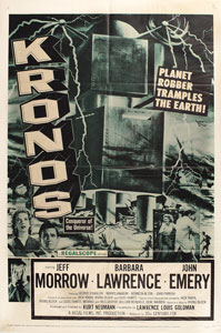 Lot #946  Kronos One Sheet Movie Poster - Image 1