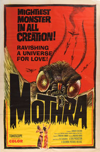 Lot #7374  Mothra One Sheet Movie Poster - Image 1