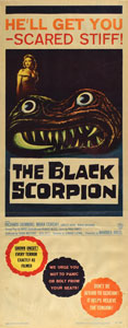 Lot #7361 The Black Scorpion Insert Movie Poster - Image 1