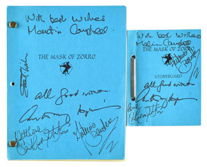 Lot #7425 The Mask of Zorro Cast-signed Original Script - Image 5