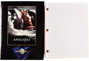 Lot #7399  Apollo 13 Original Script Signed by James Lovell - Image 1