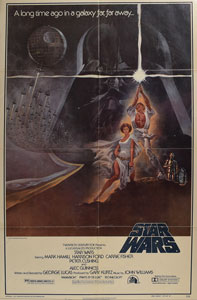 Lot #7555  Star Wars 'Style A' One Sheet Movie Poster - Image 1