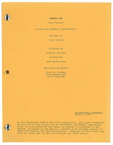 Lot #7455  Family Guy Script - Image 1