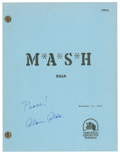 Lot #7494  MASH: Alan Alda - Image 1