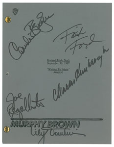 Lot #7495  Murphy Brown Cast-signed Script - Image 1