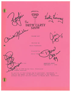 Lot #7404 The Drew Carey Show Cast-signed Script - Image 1