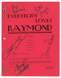 Lot #7407  Everybody Loves Raymond Cast-signed Script - Image 1