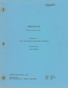 Lot #7465 Redd Foxx's Script for Sanford and Son - Image 1