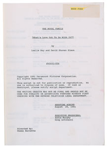 Lot #7471 Redd Foxx's Script for The Royal Family - Image 2