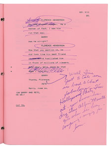 Lot #7481 Florence Henderson's Script for It's Garry Shandling's Show - Image 2