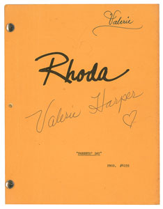 Lot #7472 Valerie Harper's Script for Rhoda